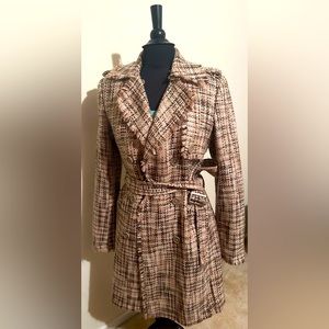 TWEED VINTAGE MID LENGTH COAT